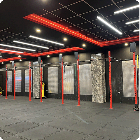 فضای تمرین کراسفیت باشگاه بلک باکس
